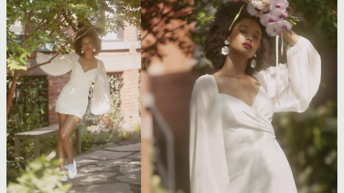 'Video thumbnail for City Hall Wedding Dresses + Courthouse Wedding Outfits Online'