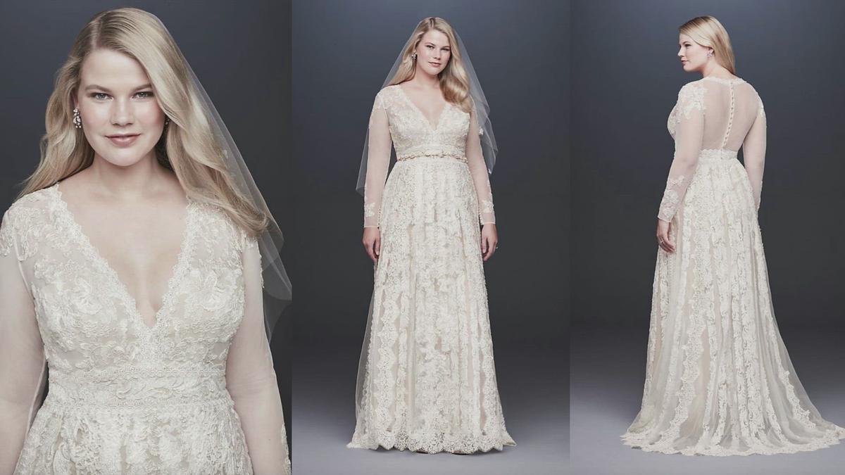 'Video thumbnail for Best Wedding Dresses for Curvy Figures'
