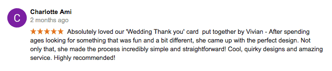 Wedding Thank You Cards Sydney