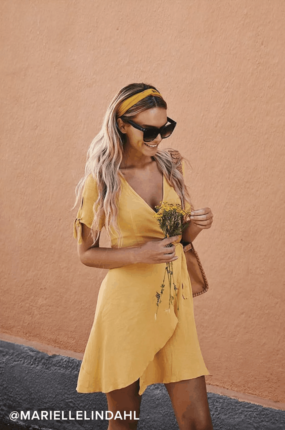 Amalfi Coast Outfits Positano Italy Dresses Golden Yellow Wrap Dress Summer