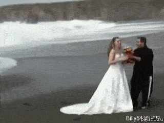 Beach Wedding Fail Oops