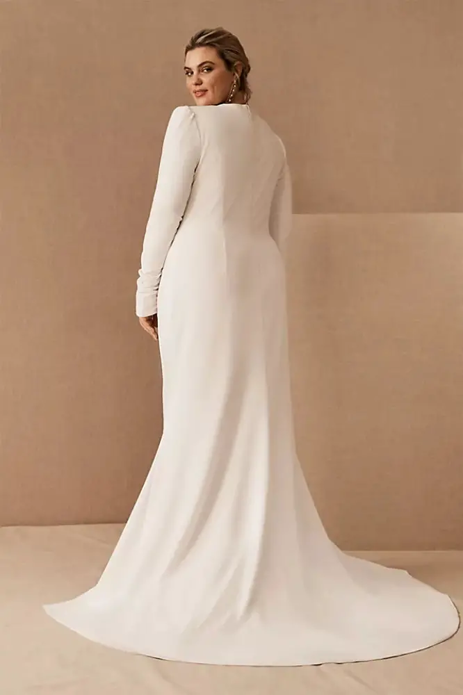 Best City Hall Wedding Dresses City Hall Outfit Tadashi Shoji Dawson Gown 3