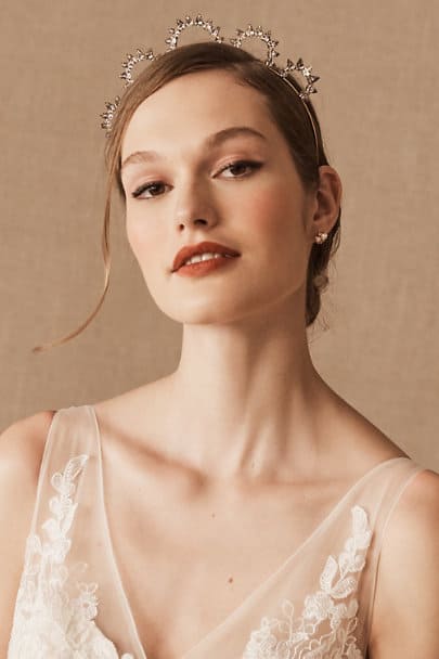 Bridal Headpiece Swarovski Crystals Wedding Hair Accessories Carmenta Headband
