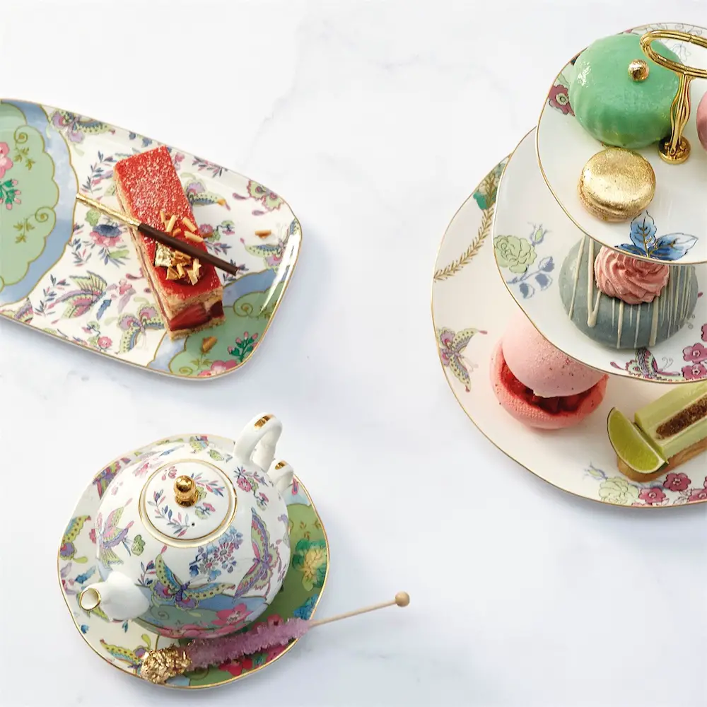 Bridal Shower Gift Ideas for Bride Kitchen Tea Presents Butterfly Bloom Sandwich Tray 2