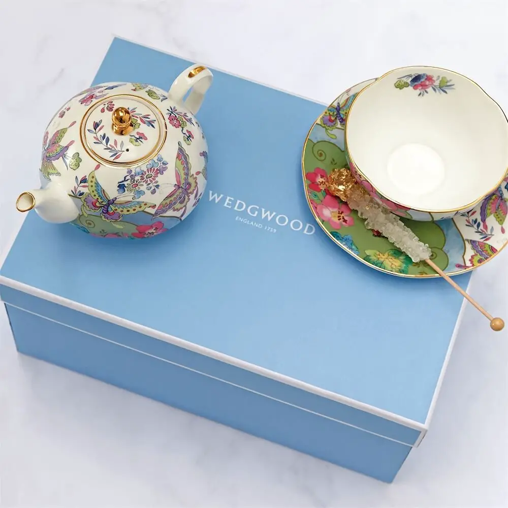 Bridal Shower Gift Ideas for Bride Kitchen Tea Presents Butterfly Bloom Tea Set 2