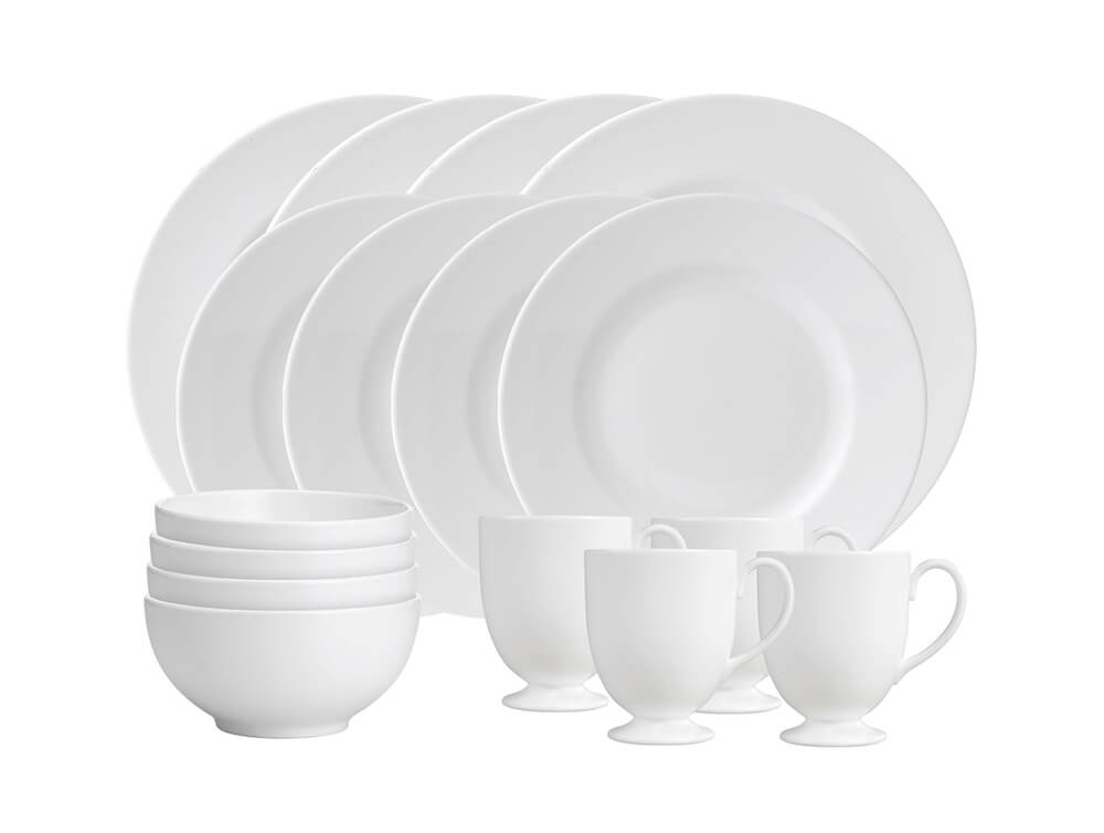 Bridal Shower Gift Ideas for Bride Kitchen Tea Presents Wedgwood White 16pc Set