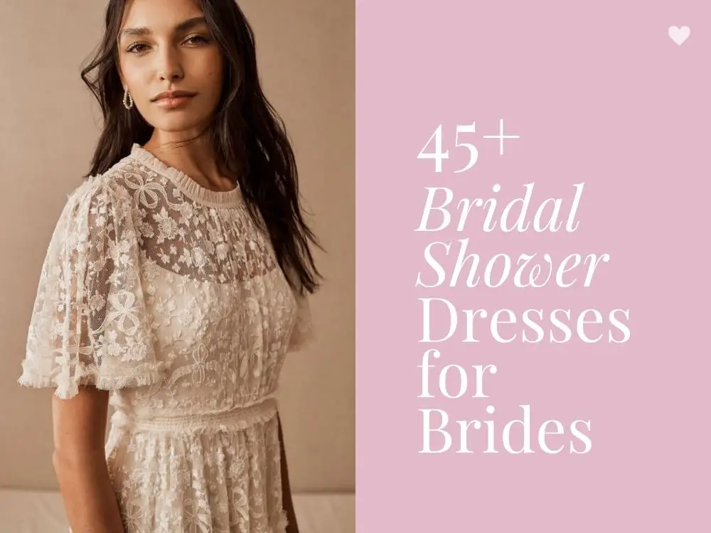 Bridal Shower Outfit Ideas for Brides Kitchen Tea Dress Embroided Flowers Needle & Thread Emilana Dress BHLDN 4