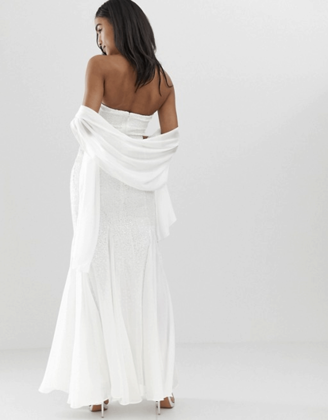 Cheap Affordable Bridal Gowns and Wedding Dress City Goddess Bridal Bandeau Fishtail Maxi Dresses