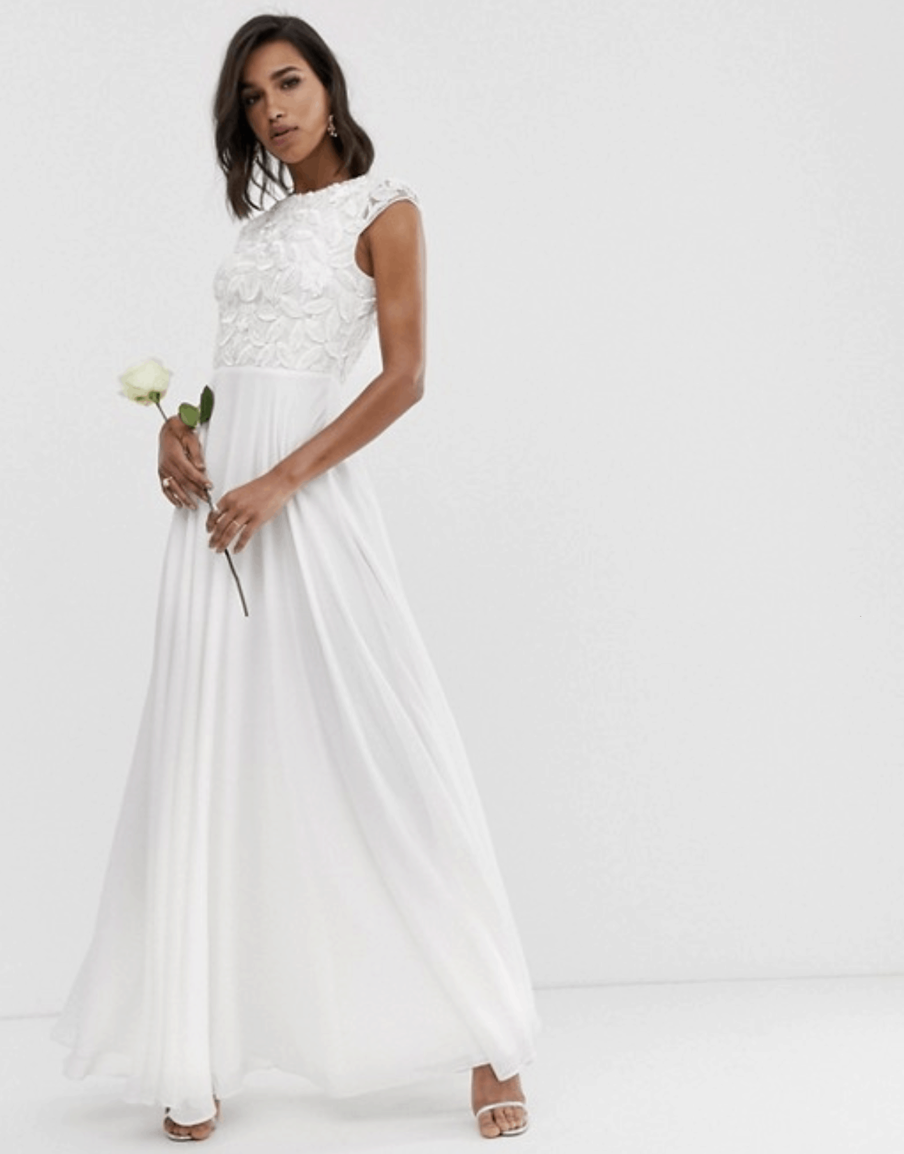 Cheap Embellished Bodice Wedding Dresses Affordable Bridal Gowns ASOS