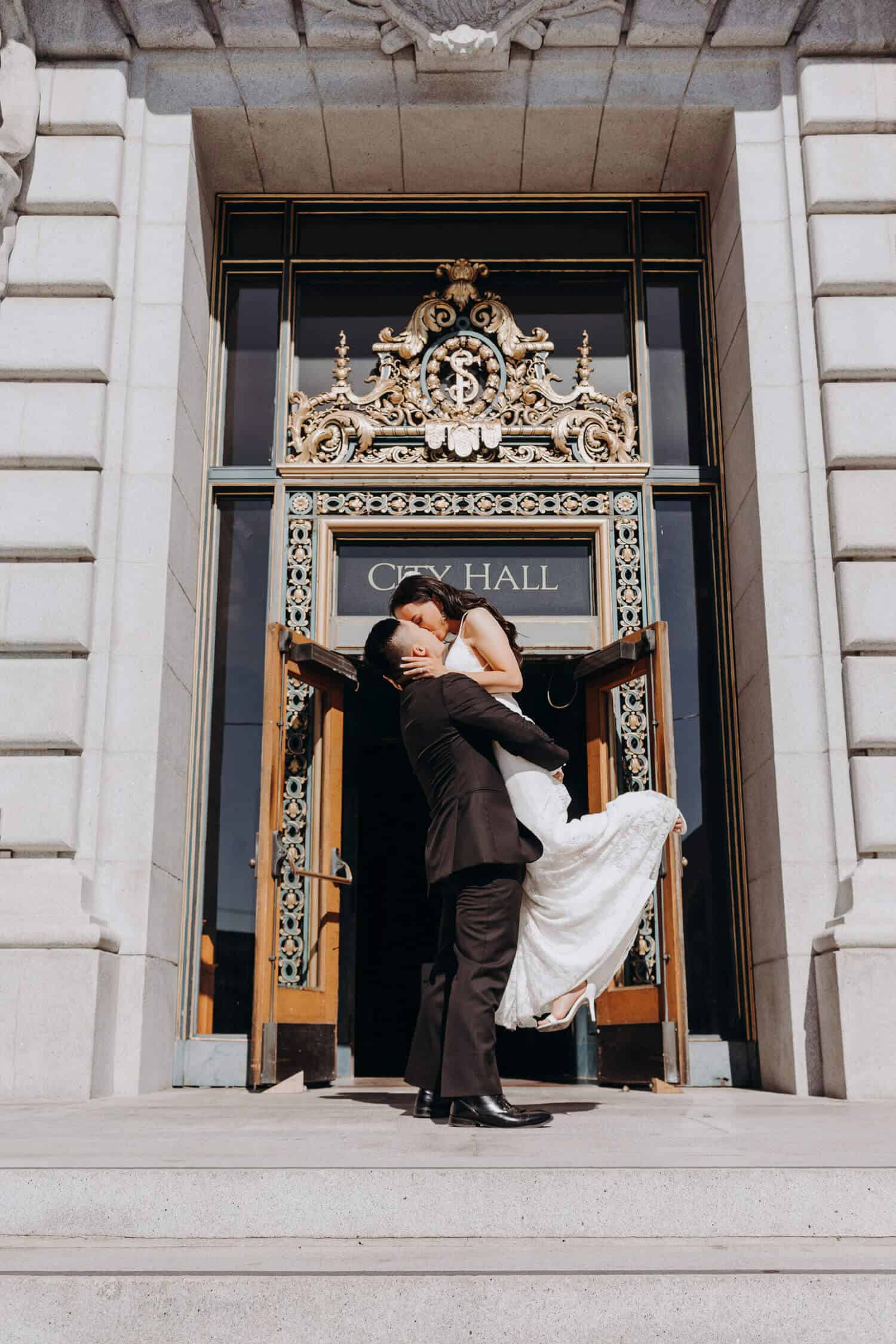 City Hall Wedding Dress Civil Ceremony Courthouse Wedding Reception Dress for Bride Cindy Nguyen Photography 3 (1)