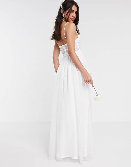 Corset Wedding Dress Lace Online Cheap Corset Top Wedding Dresses ASOS