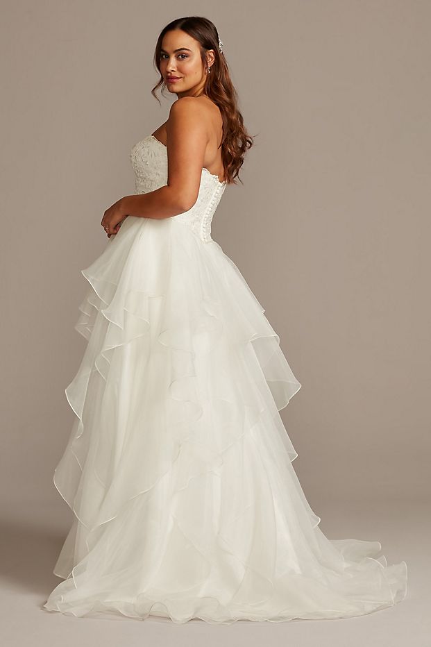 Curvy Girl Wedding Dress Plus Size Bridal Gown Tulle Davids Bridal 2