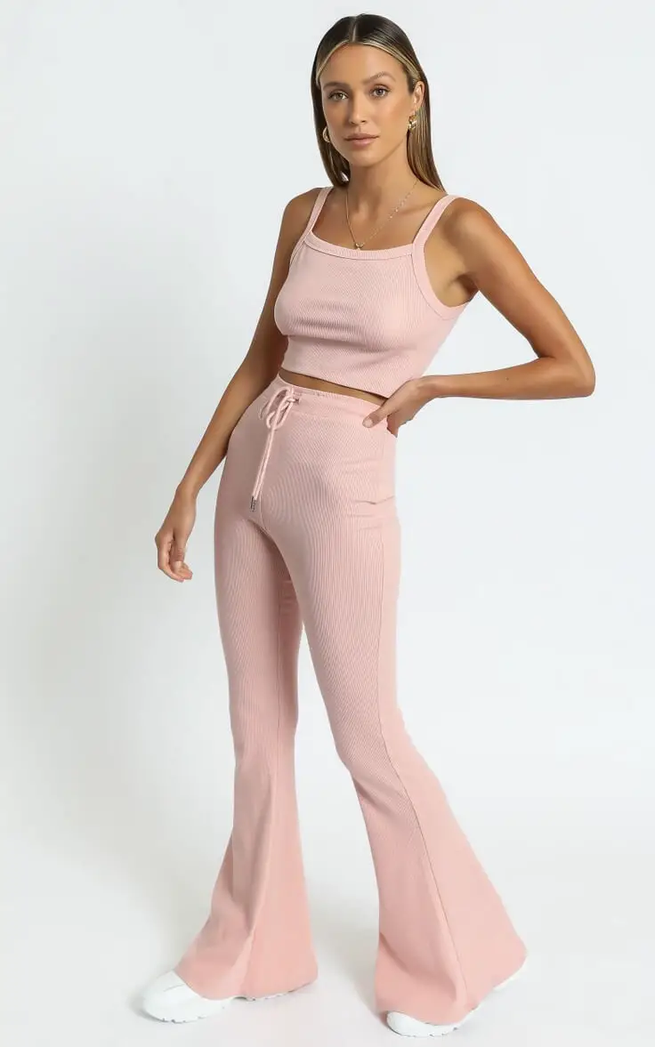 Cute Loungewear Sets for Women Work from Home Outfit Ideas Blush Two Piece Set Showpo