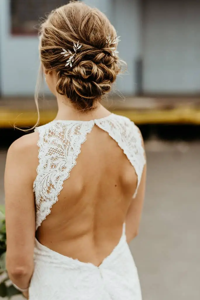 Designer Wedding Dresses Under $1500 BHLDN Ventura Wedding Lace Open Back Gowns