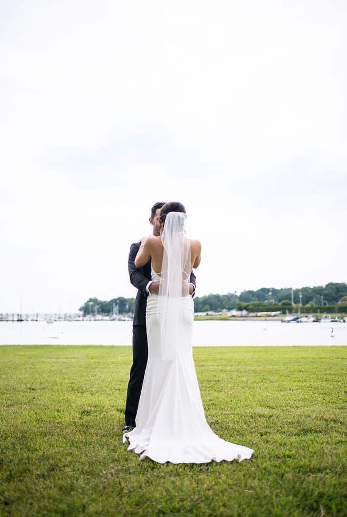 Designer Wedding Dresses Under $1500 Nicole Miller Morgan High Neck Open Back Wedding Dress