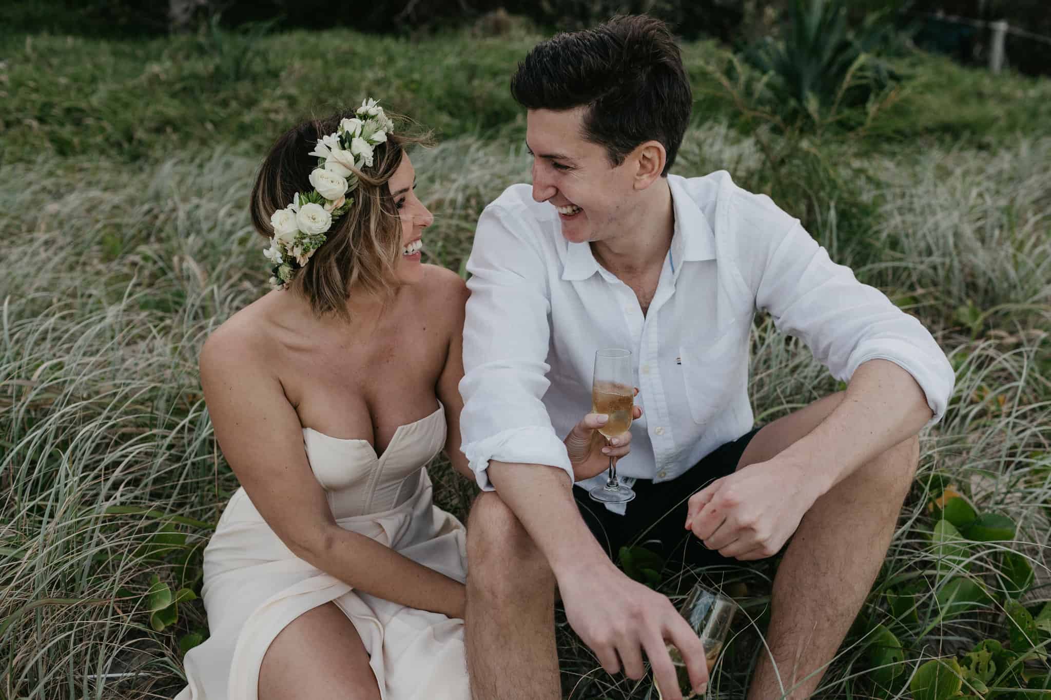 Elopement Ideas Intimate Bohemian Wedding Byron Bay Weddings Stories by Ash