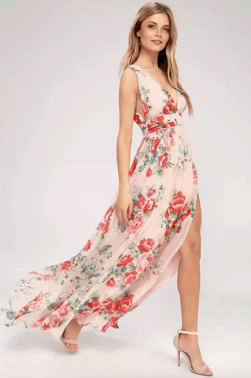 27+ Gorgeous Floral Bridesmaid Dresses Online for Your Wedding