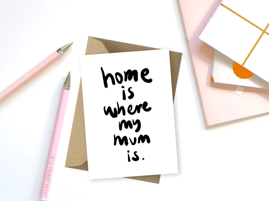 Free Mother's Day Printables Handmade Simple DIY Ideas Home is Where My Mum Is For the Love of Stationery