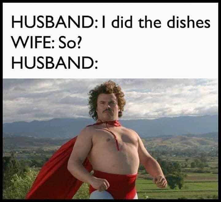 Funny Husband and Wife Memes Superhero Jack Black Meme Therelationshipmemes