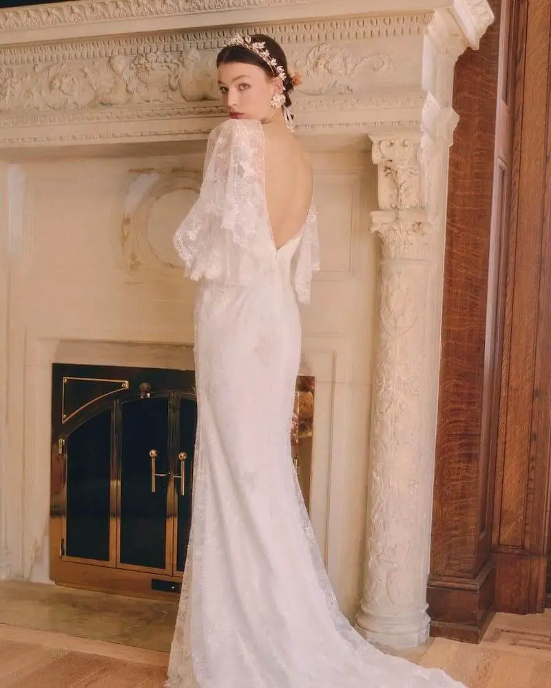 Gatsby Inspired Wedding Dresses Sequins Vintage Style Wedding Dress BHLDN Hazel Jane