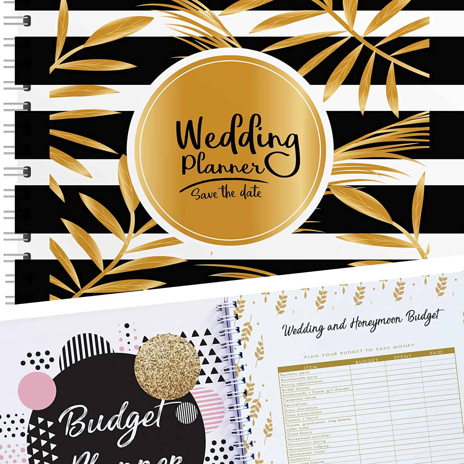 Hardcover Wedding Planner Bridal Checklist Budget Organizer The Ultimate Wedding Planners