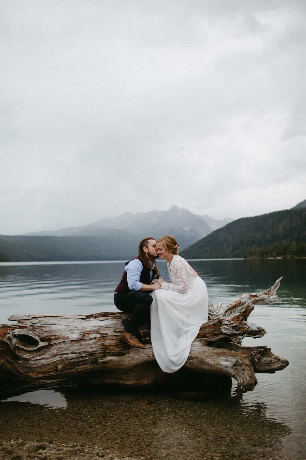 Idaho Redfish Lake Elopement Caitlin and Brandon's Wedding Christine Marie Photography Simply Eloped 2