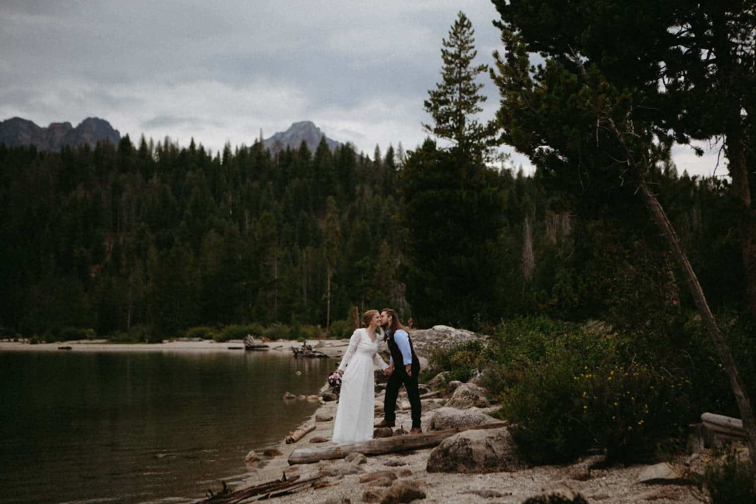 Idaho Redfish Lake Elopement Caitlin and Brandon's Wedding Christine Marie Photography Simply Eloped 4