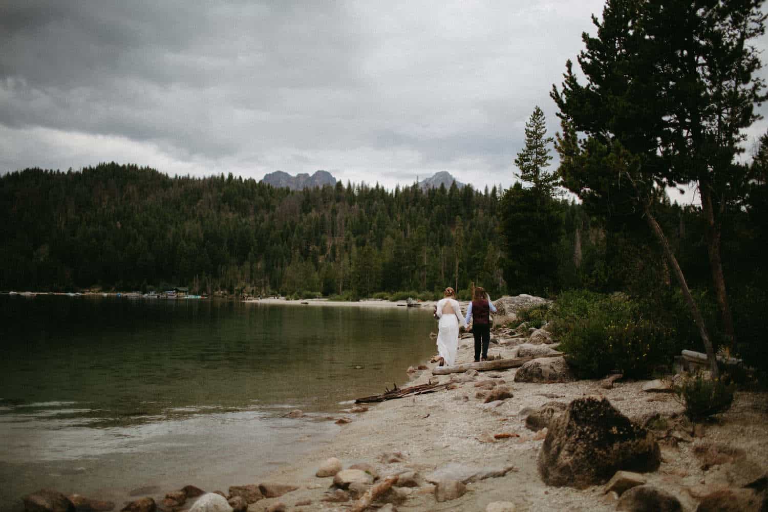 Idaho Redfish Lake Elopement Caitlin and Brandon's Wedding Christine Marie Photography Simply Eloped 5