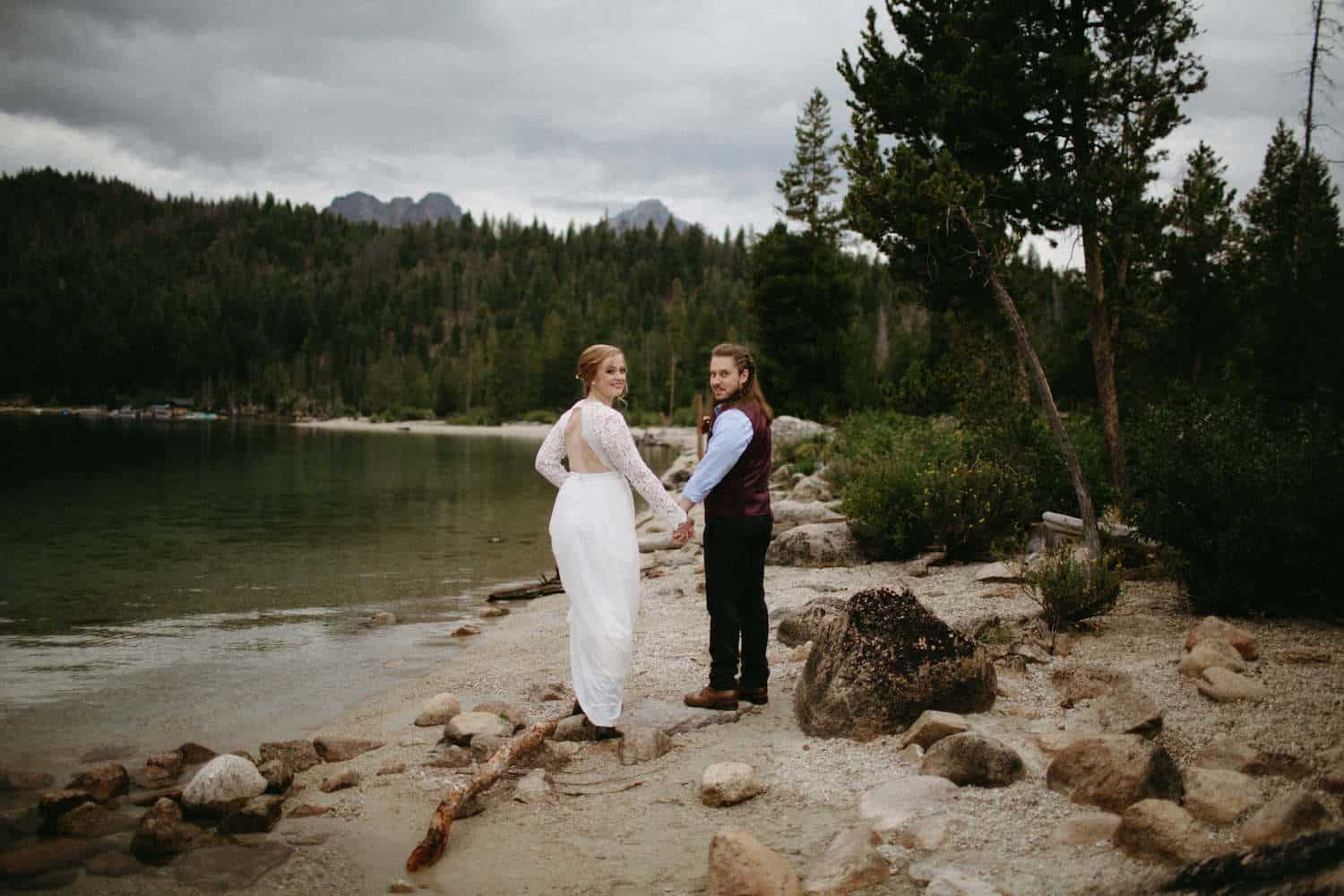 Idaho Redfish Lake Elopement Caitlin and Brandon's Wedding Christine Marie Photography Simply Eloped 6