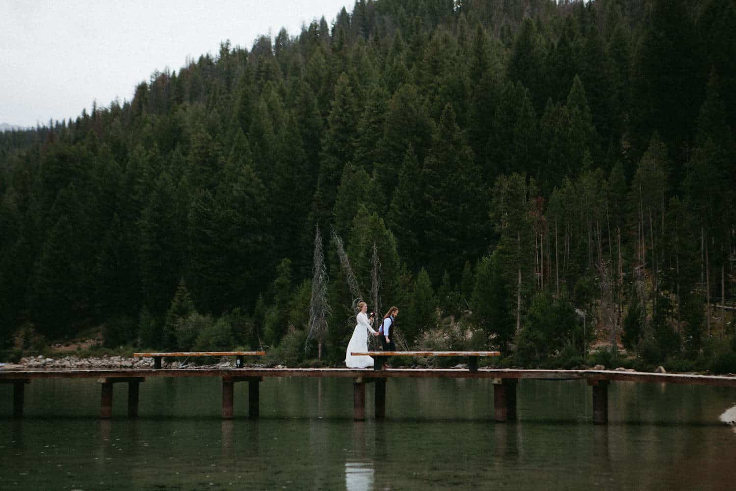 Idaho Redfish Lake Elopement Caitlin and Brandon's Wedding Christine Marie Photography Simply Eloped