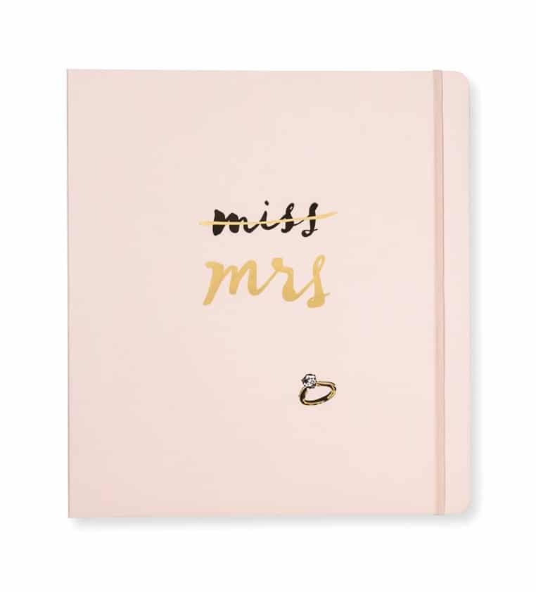 Kate Spade New York Women's Mrs. Magazine Bridal Planner Pink Mrs Wedding Planner and Organiser