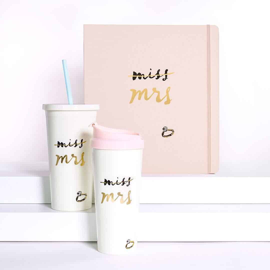 Kate Spade New York Women's Mrs. Magazine Bridal Planner Pink Mrs Wedding Planner and Organizer