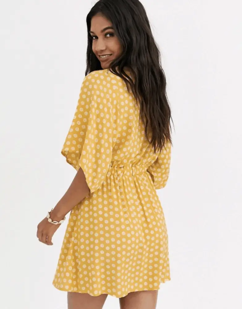 Perfect Summer Outfits for the Beach Yellow Mustard Midi Dress Sun Dresses 2