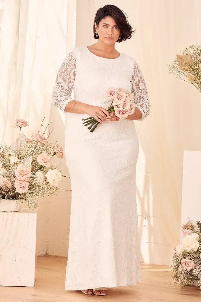 Plus Size Wedding Dress with Sleeves Inexpensive Plus Size Wedding Dresses Lulus