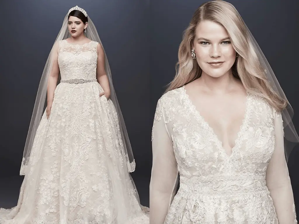 15 Plus Size Wedding Dresses Simple | 14W to 30W Plus Size Bridal Gowns