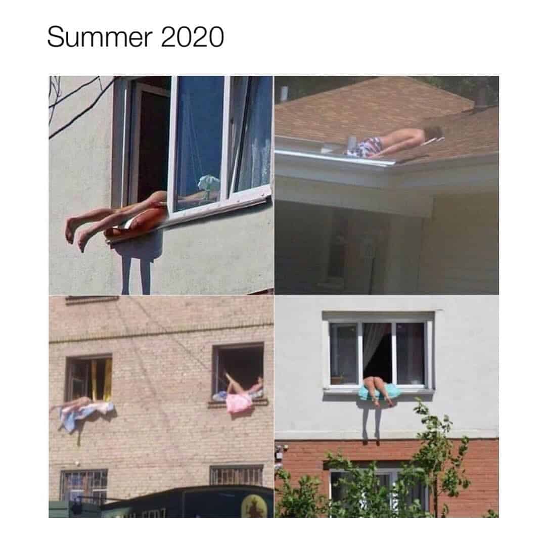 Quarantine Memes Stay Home Social Distancing Sunbathing Summer 2020 Coronavirus Memes Funny Covid19 Jokes