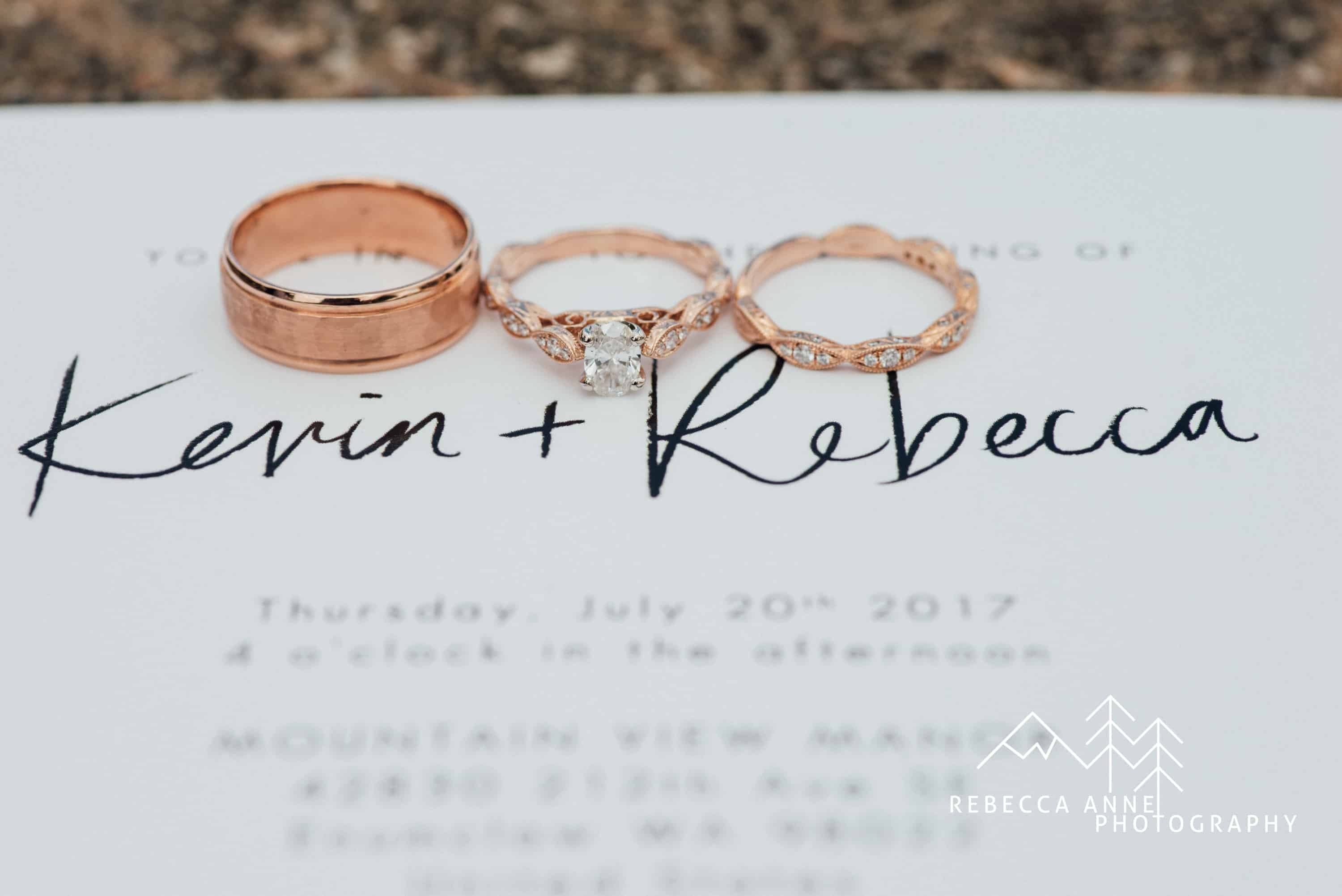 Photo Wedding Invitations For the Love of Stationery Rebecca Anne Photography