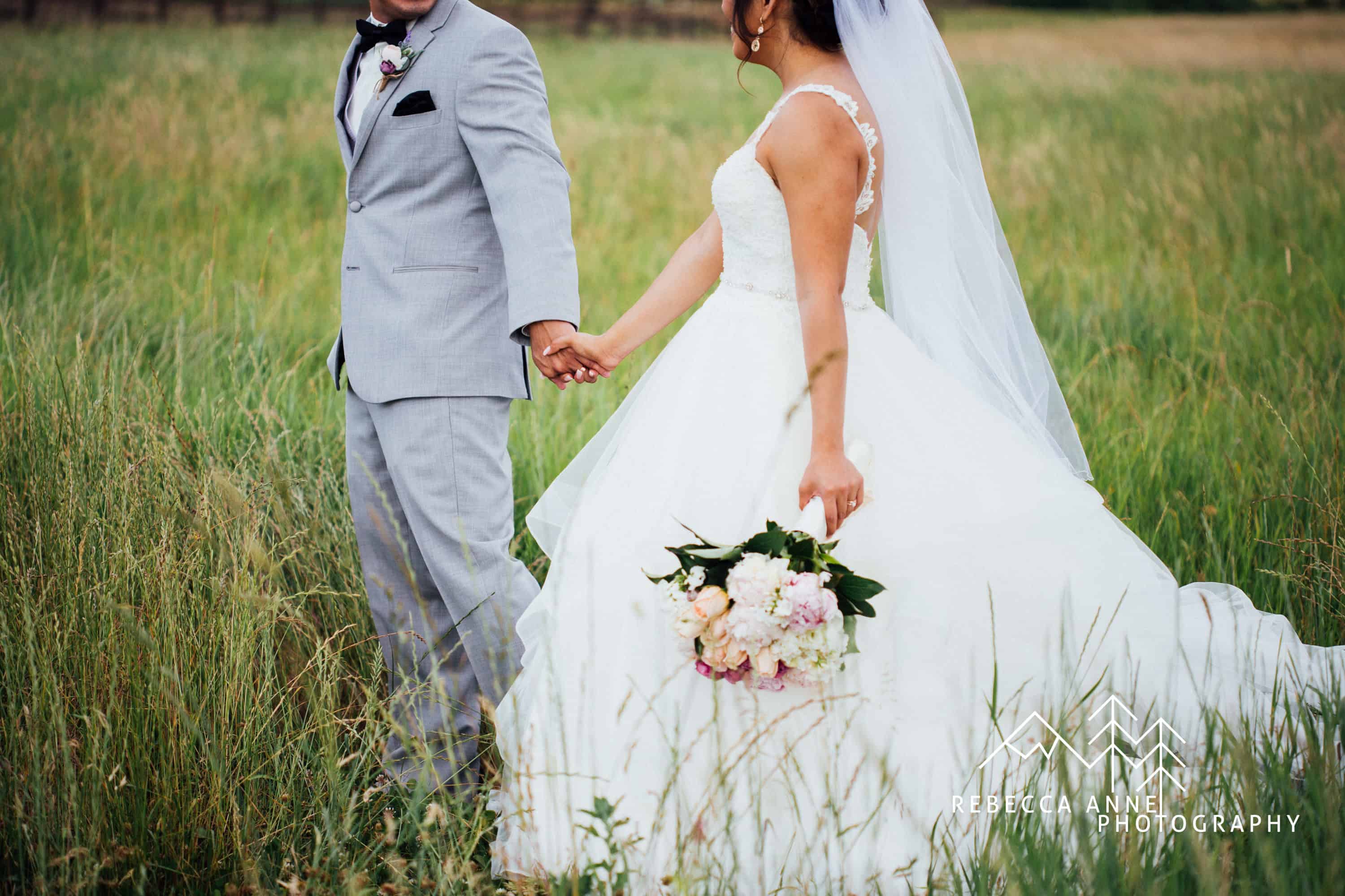 Rebecca & Kevin Rose Gold Wedding at Mountain View Manor Rebecca Anne Photography