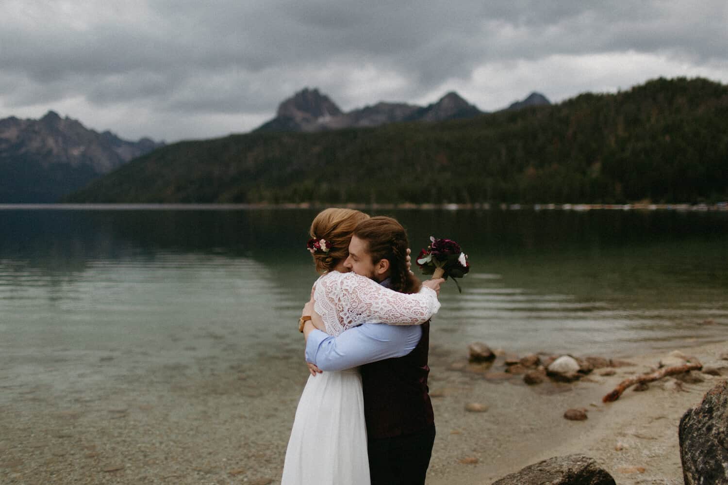 Redfish Lake Idaho Elopement Caitlin and Brandon's Wedding Christine Marie Photography Simply Eloped 11
