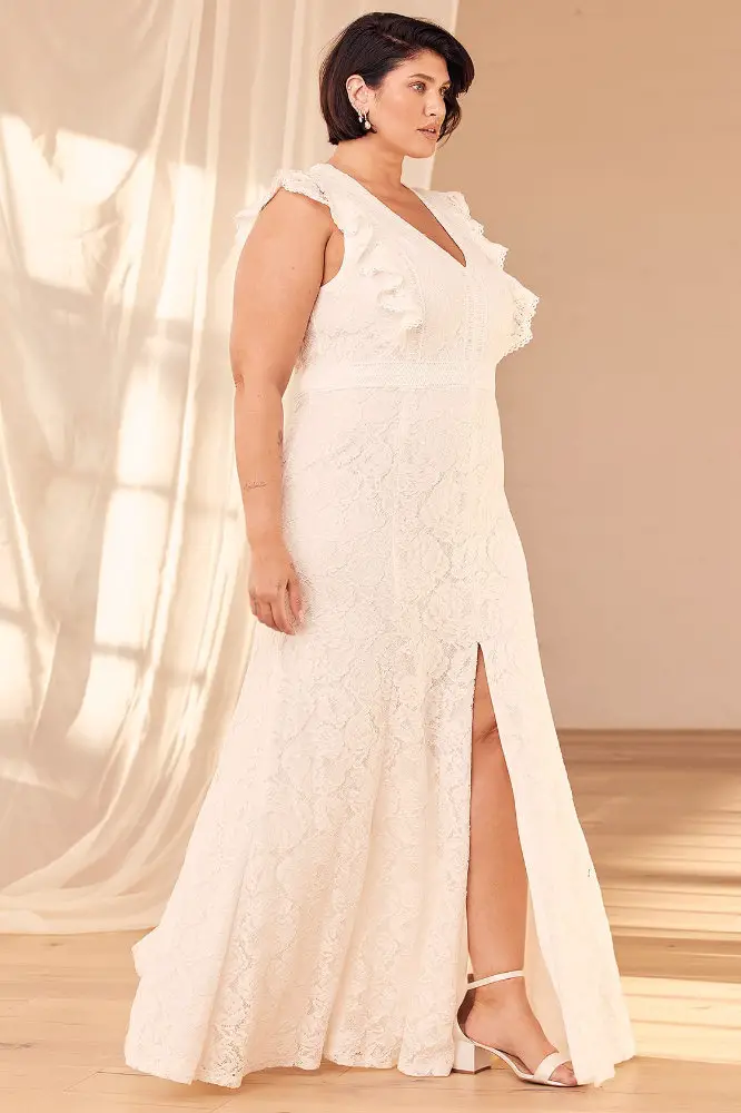 Romantic Bohemian Wedding Dress Boho Wedding Dresses Plus Size Lulus