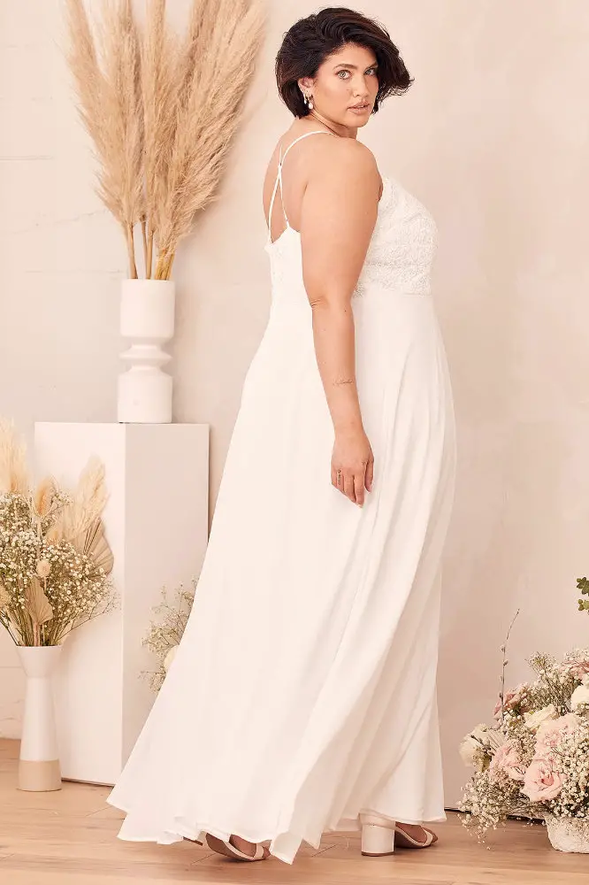 Romantic Bohemian Wedding Dress Plus Size Boho Beach Wedding Dress Lulus