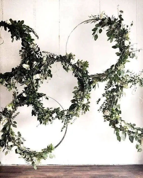 Rustic Greenery Wedding Theme Ideas Eucalyptus Rustic Garland DIY