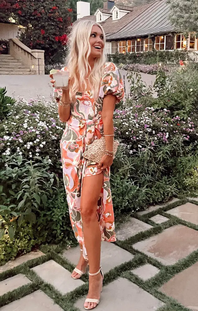 Santorini Outfit Ideas Santorini Dresses Retro Blooms Wrap Dress Show Me Your Mumu