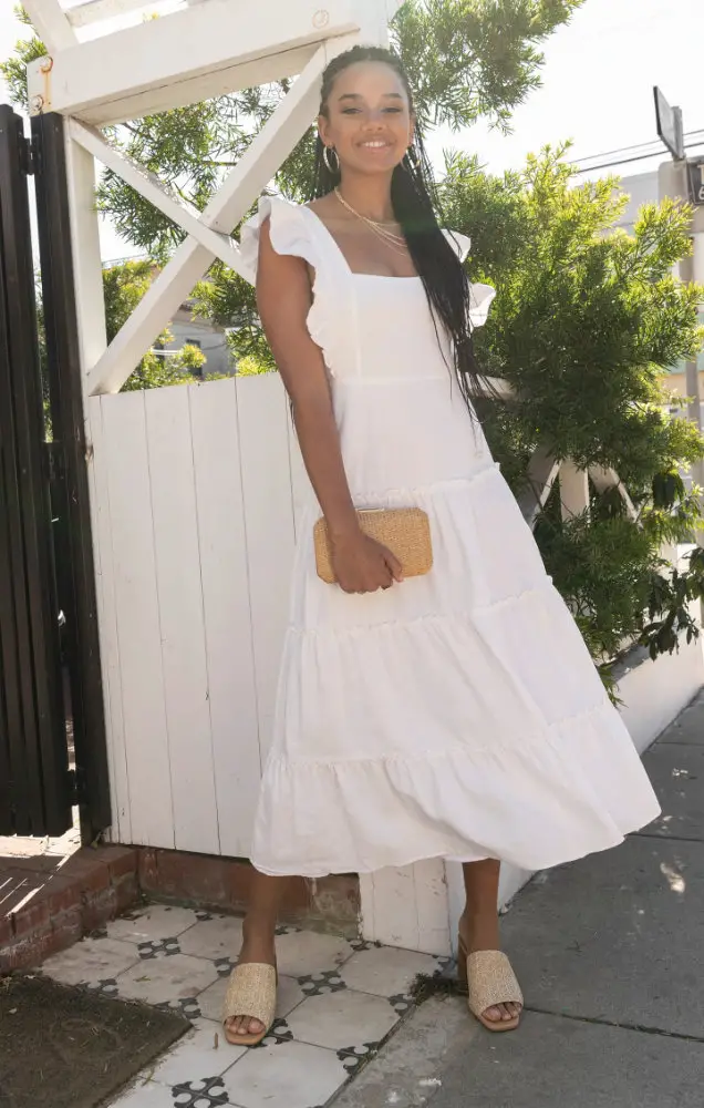 Santorini Outfit Ideas Santorini Dresses White Linen Midi Dress Show Me Your Mumu