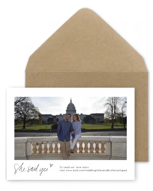 Save the Dates Wedding Photo Save the Date Postcards For the Love of Stationery