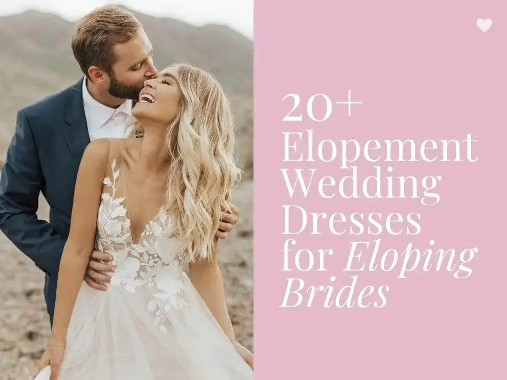  enkla bröllopsklänningar för Eloping Elopement brudklänningar för brudar