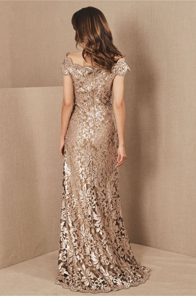 Sophisticated Mother of the Bride Dresses Vintage Inspired Sequin Dress BHLDN 3