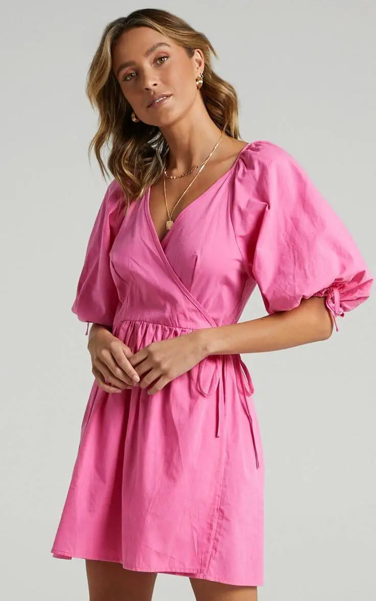 Summer Dresses Summer Outfits for the Beach Pink Wrap Dress Showpo