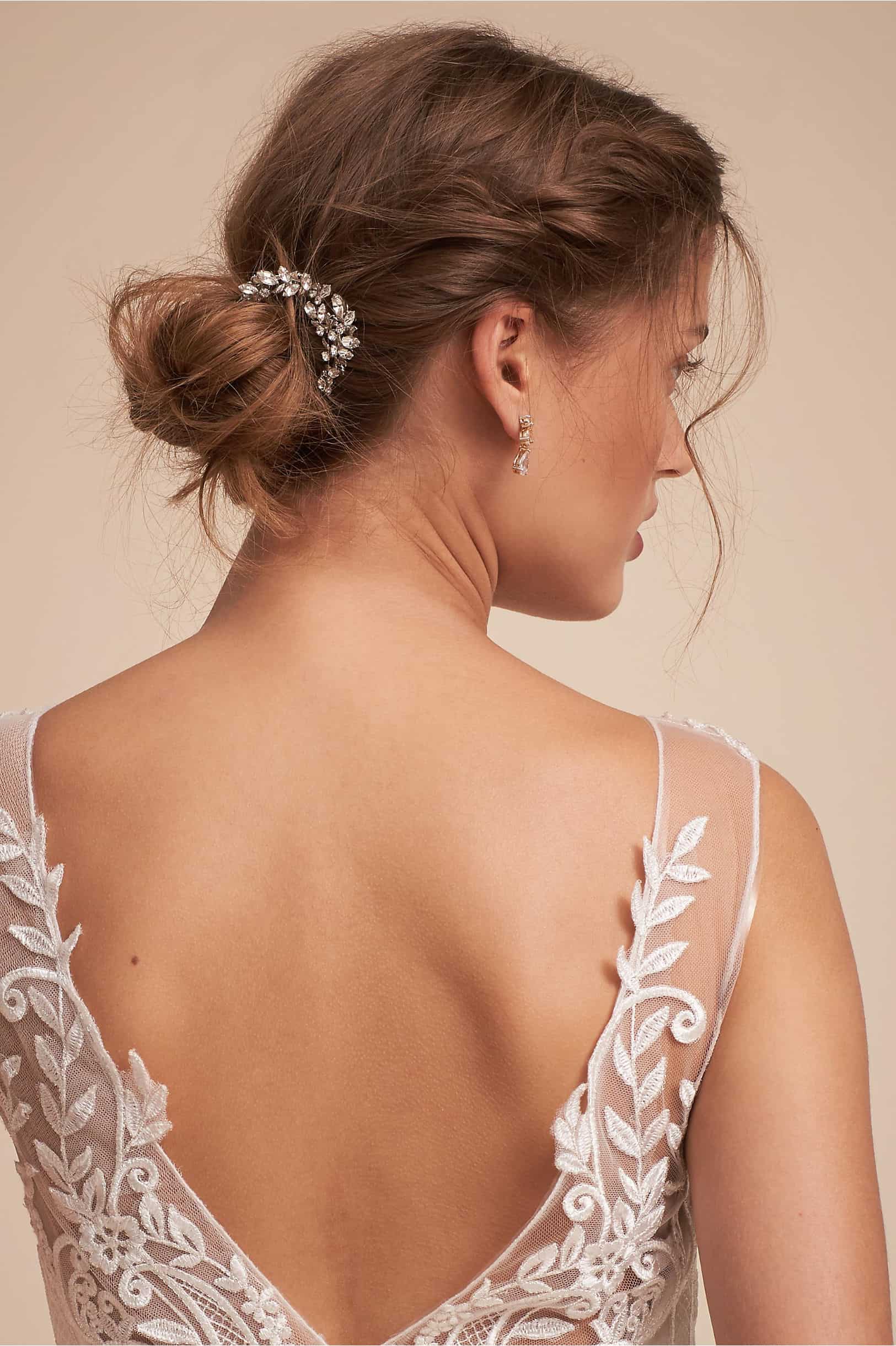 Swarovski Crystal Floral Motif Sparkling Combs Bridal Headpiece Wedding Hair Accessories Ti Adoro Brockton Hair Combs