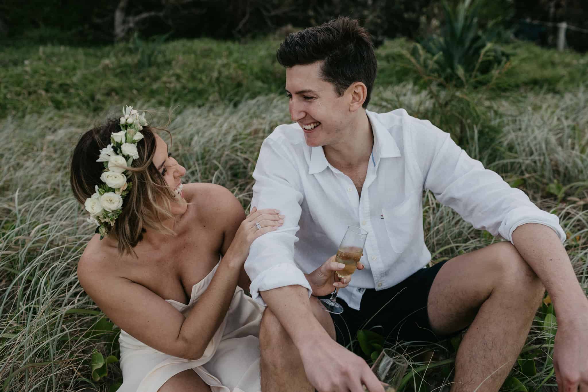To Elope or Not To Elope Intimate Beach Wedding Byron Bay Weddings Stories by Ash